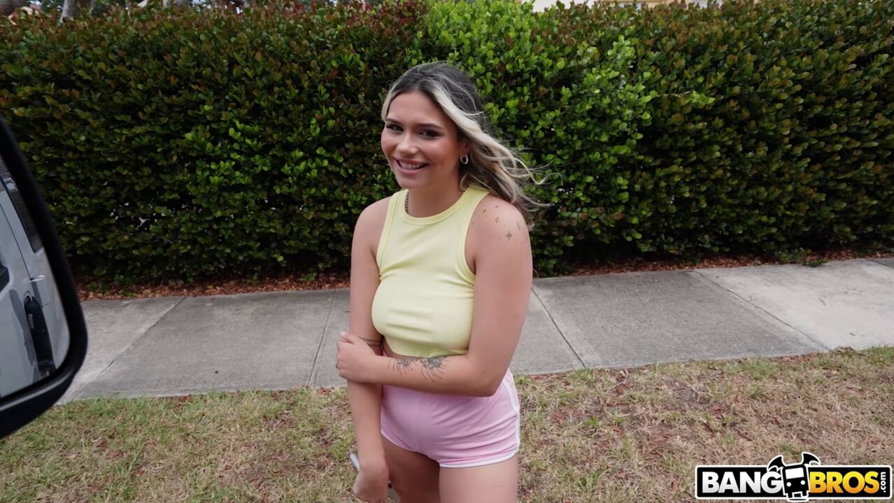 Kaia Is All Smiles All Tits