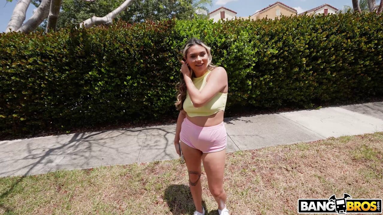 Kaia Is All Smiles All Tits