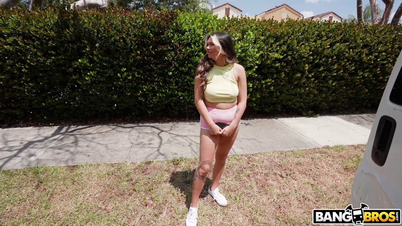 Kaia Is All Smiles All Tits