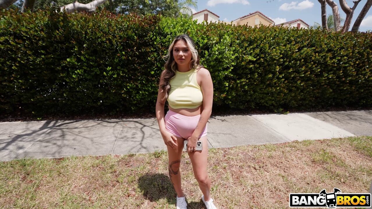 Kaia Is All Smiles All Tits