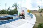 Huge naturals get fucked outside