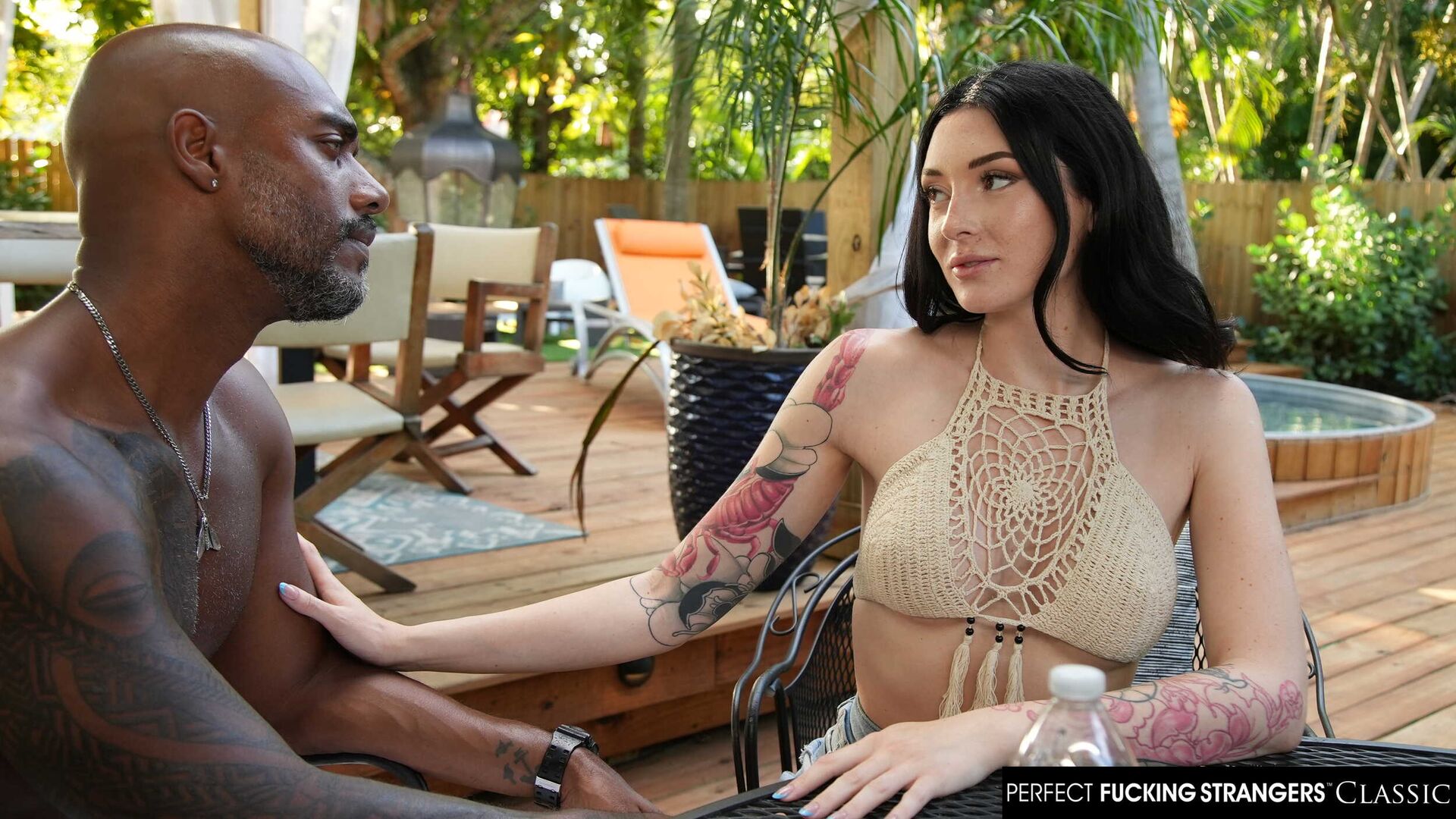 Tattooed babe Charlotte Sins cheats on boyfriend with a BBC stud