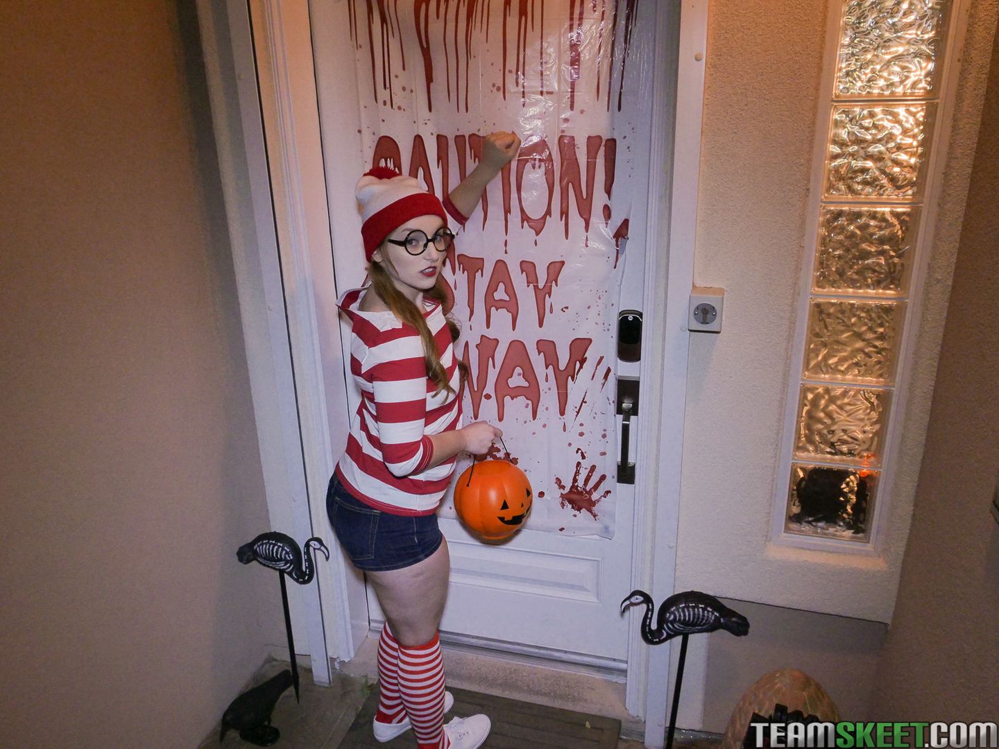 Trick Or Treat Pussy Teasing