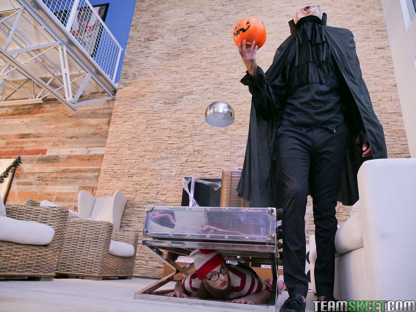 Trick Or Treat Pussy Teasing