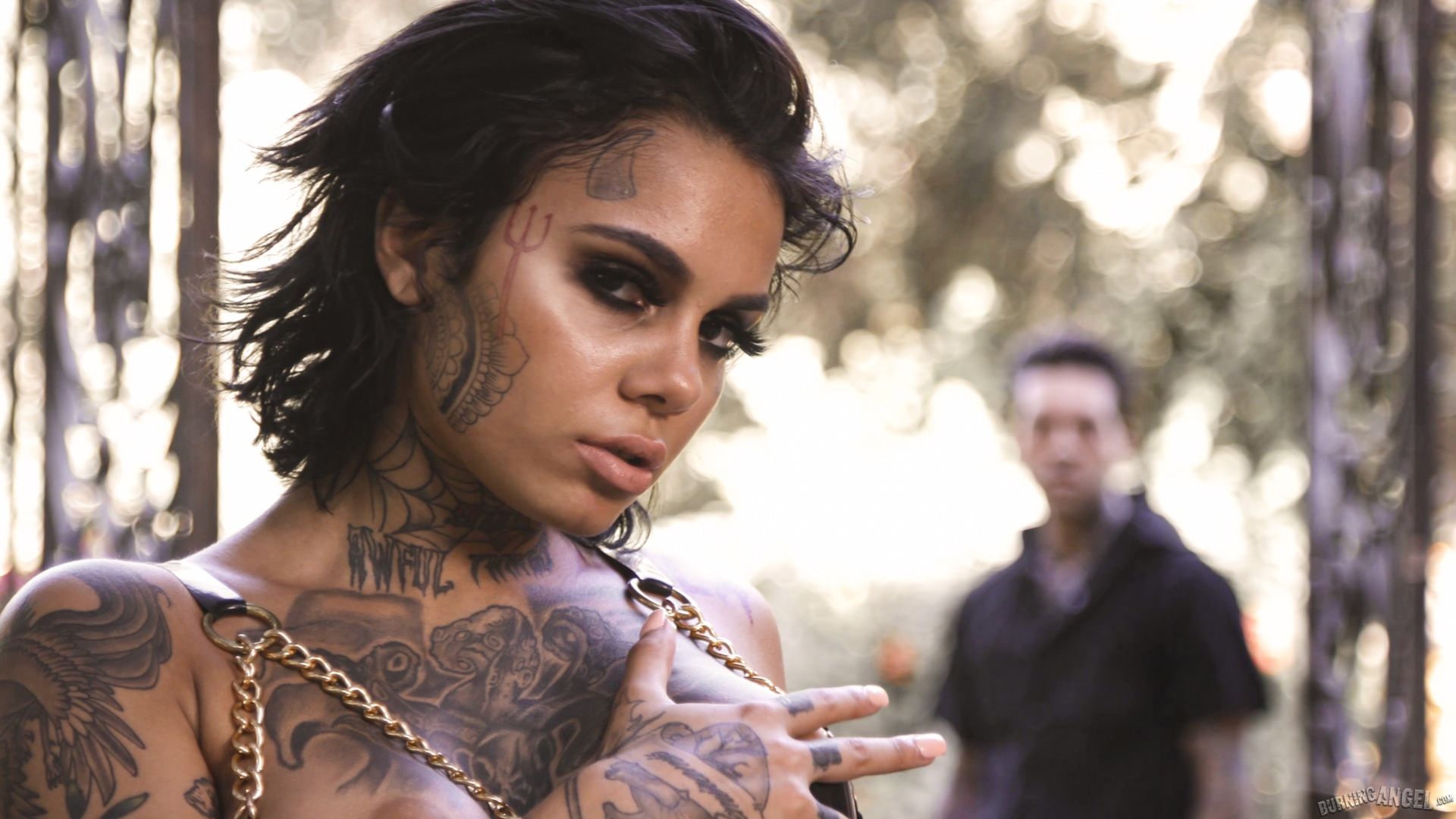 Cum on my tattoo - Genevieve Sinn