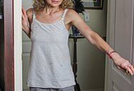 HORNY HOUSEWIFE ENJOYS SHOWERING AND MASTURBATING HER PUSSY AT THE SAME TIME