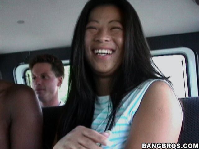 Tight Asian Pussy On The BangBus