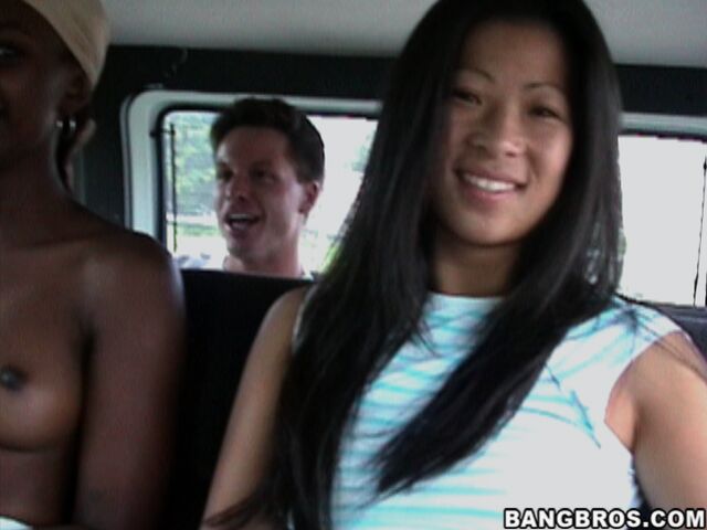 Tight Asian Pussy On The BangBus