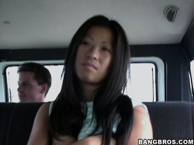 Tight Asian Pussy On The BangBus