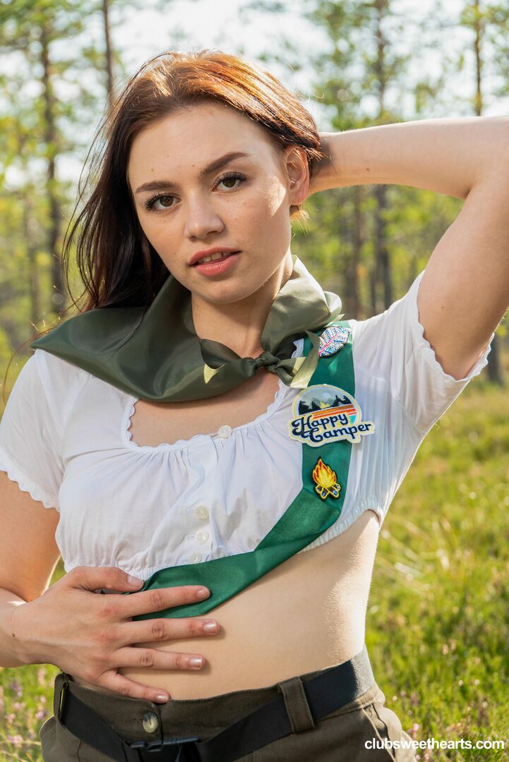 Scout Eva Murkovski on orgasm mission