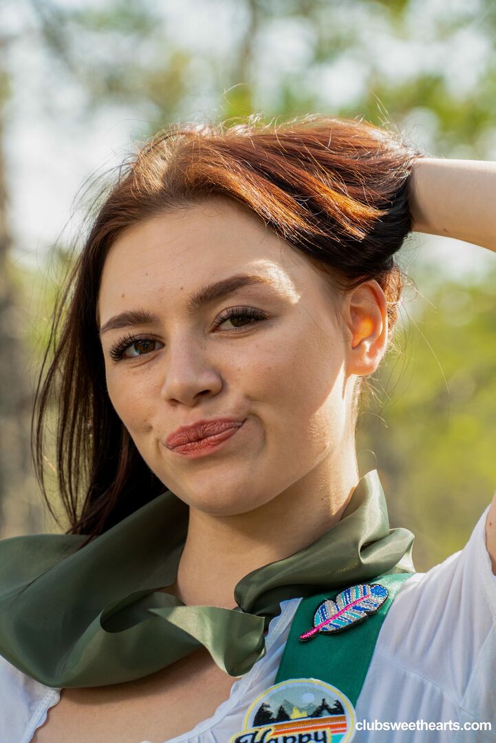 Scout Eva Murkovski on orgasm mission