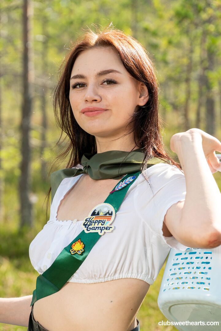 Scout Eva Murkovski on orgasm mission