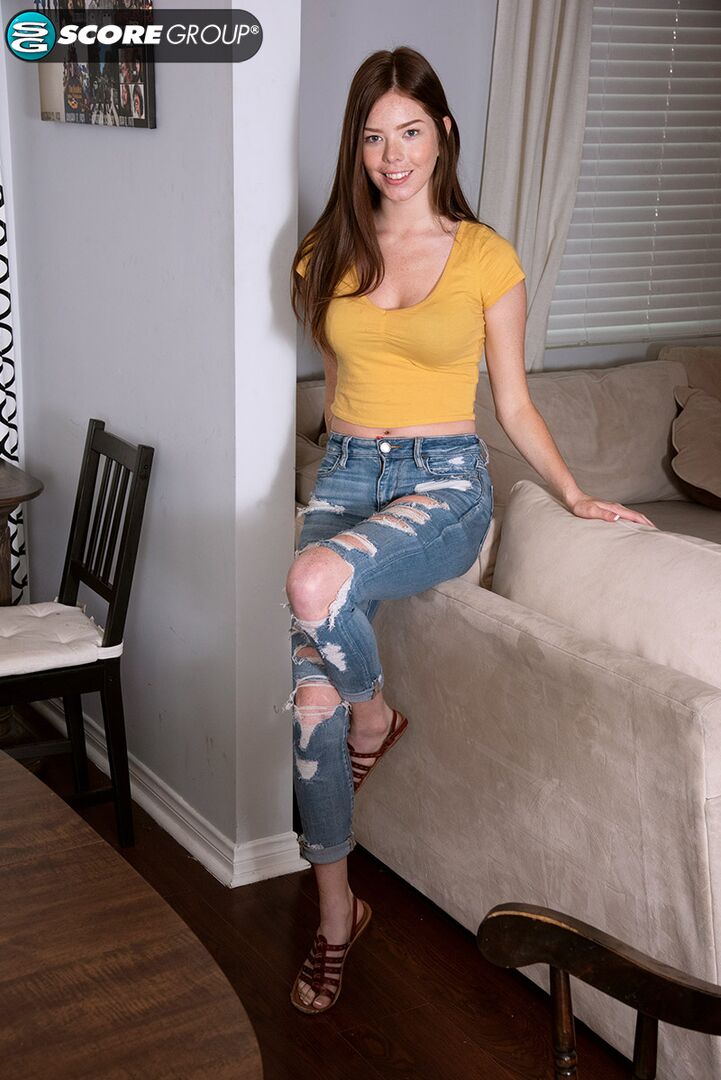 JADE'S FRECKLED FACE IS ADORABLE, BUT HER CURVY, YOUNG BODY IS DICK HARDENING.