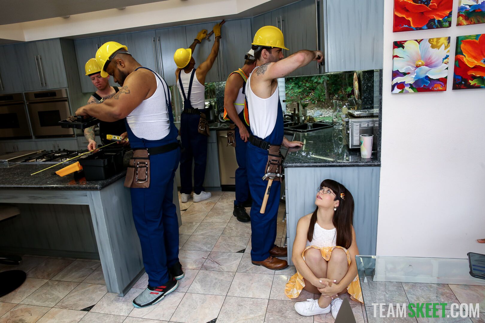 Concept: Petite Girl’s First Gangbang