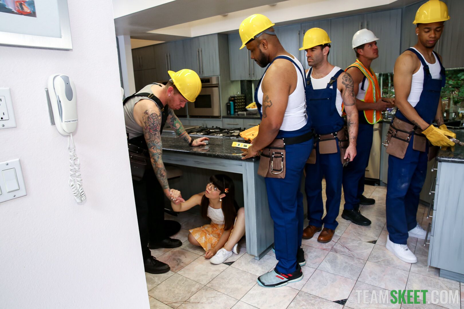Concept: Petite Girl’s First Gangbang