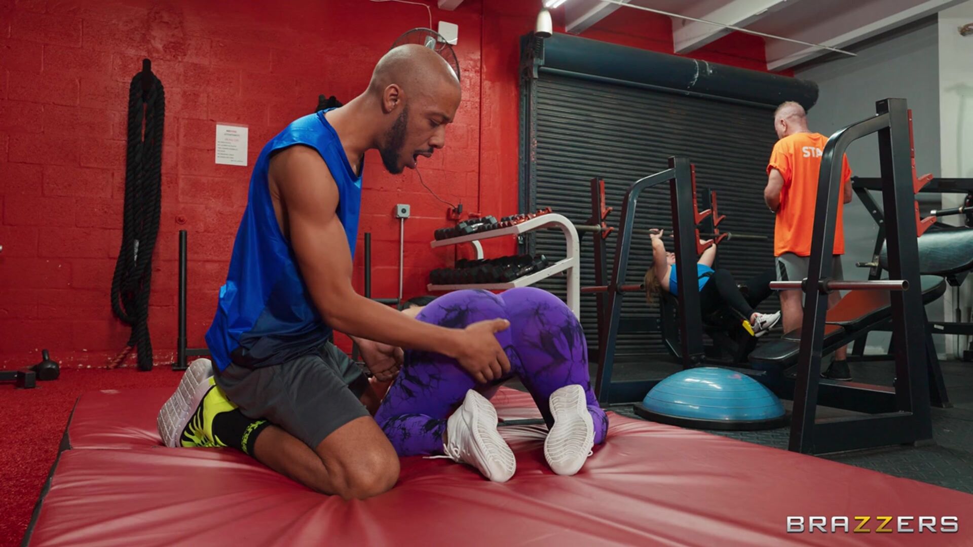 A Not So Sneaky Public Gym Bang