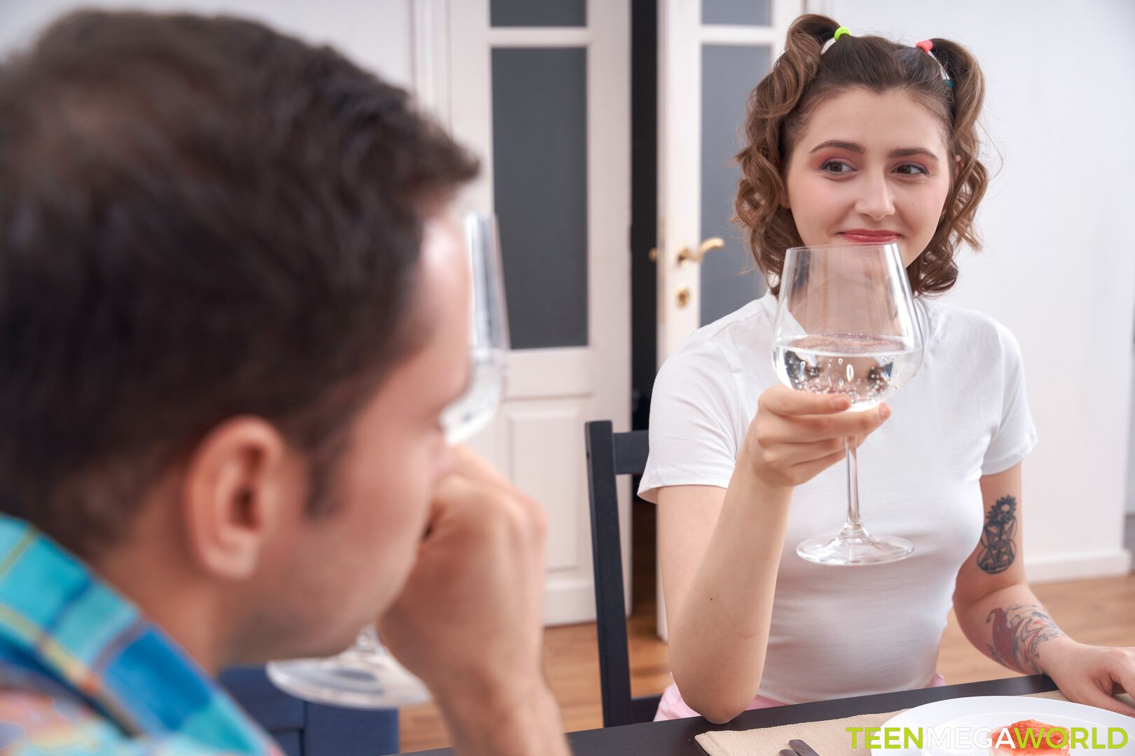 Romantic dinner and sex