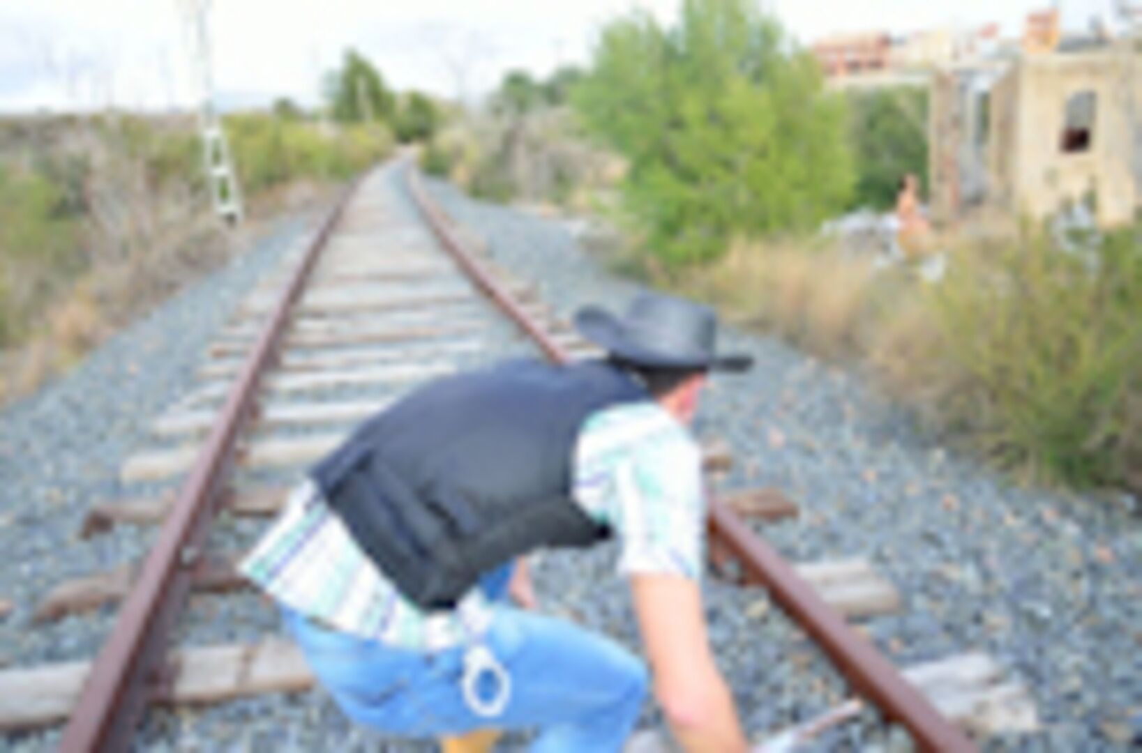 Sex on the railroad tracks