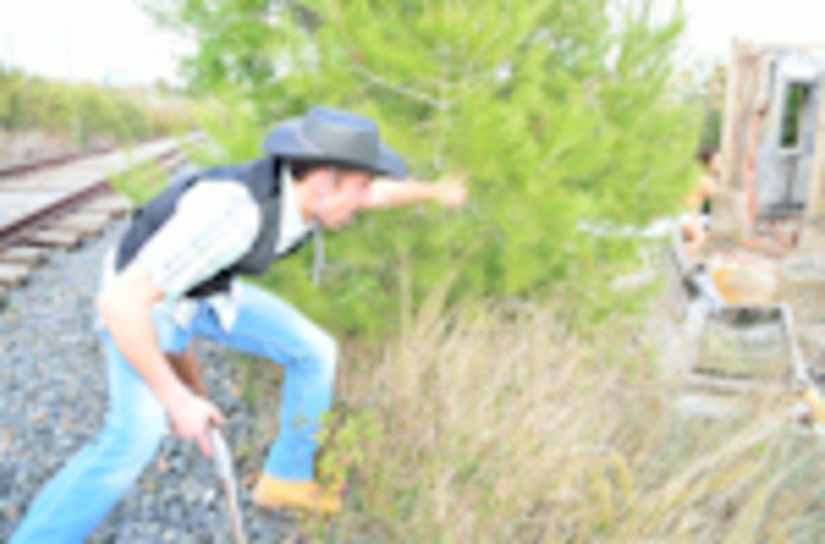 Sex on the railroad tracks