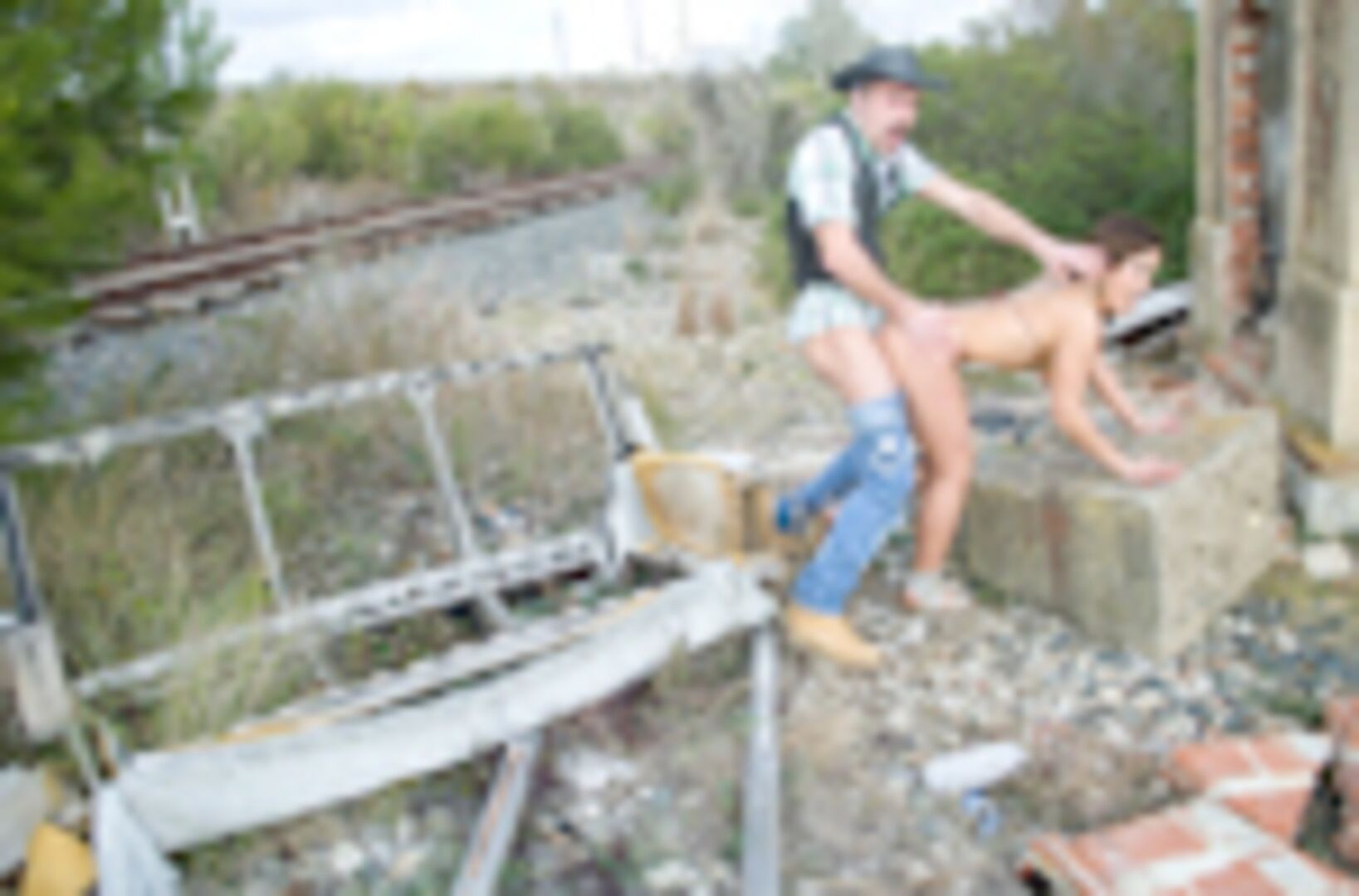 Sex on the railroad tracks