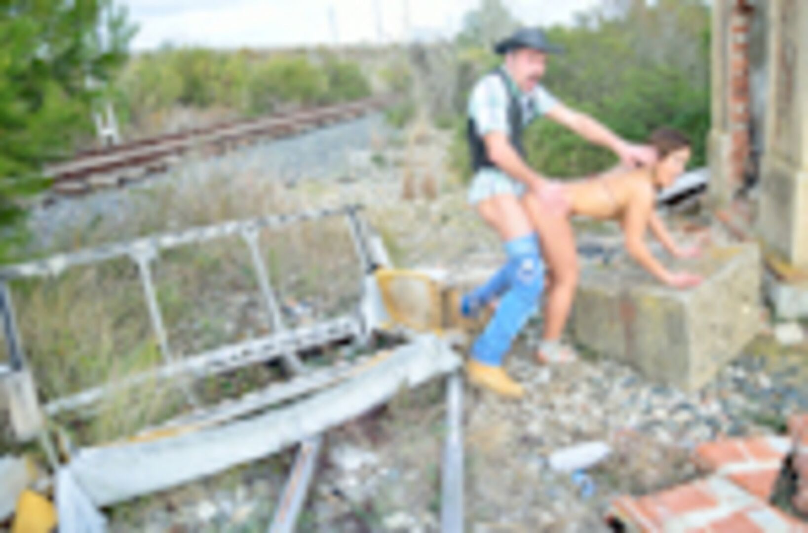 Sex on the railroad tracks