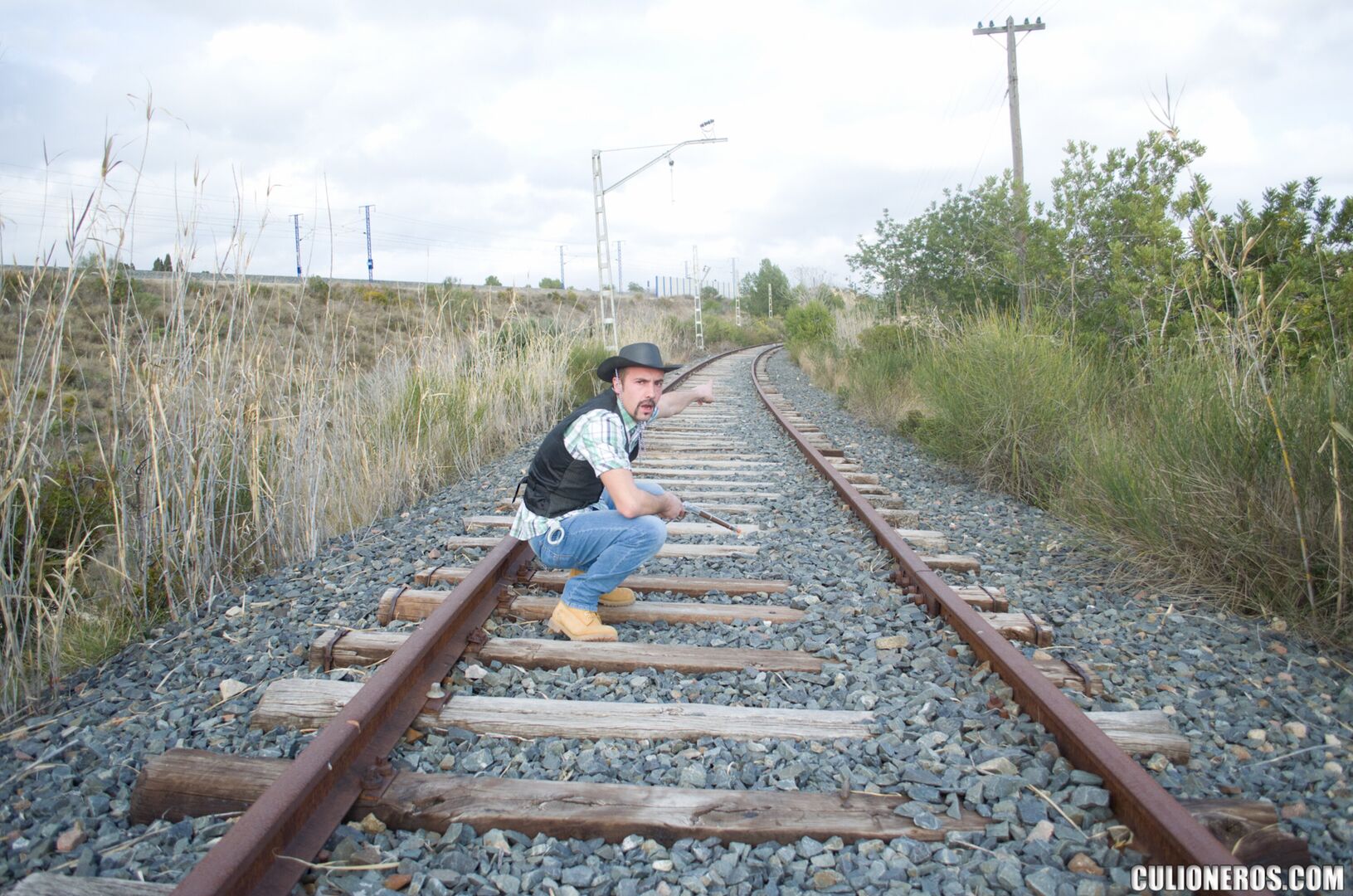 Sex on the railroad tracks