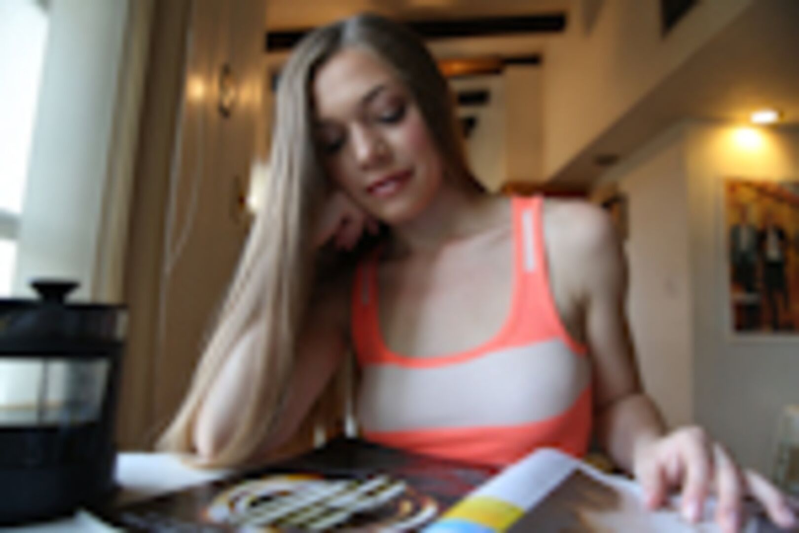 Aurielee has a pretty pussy