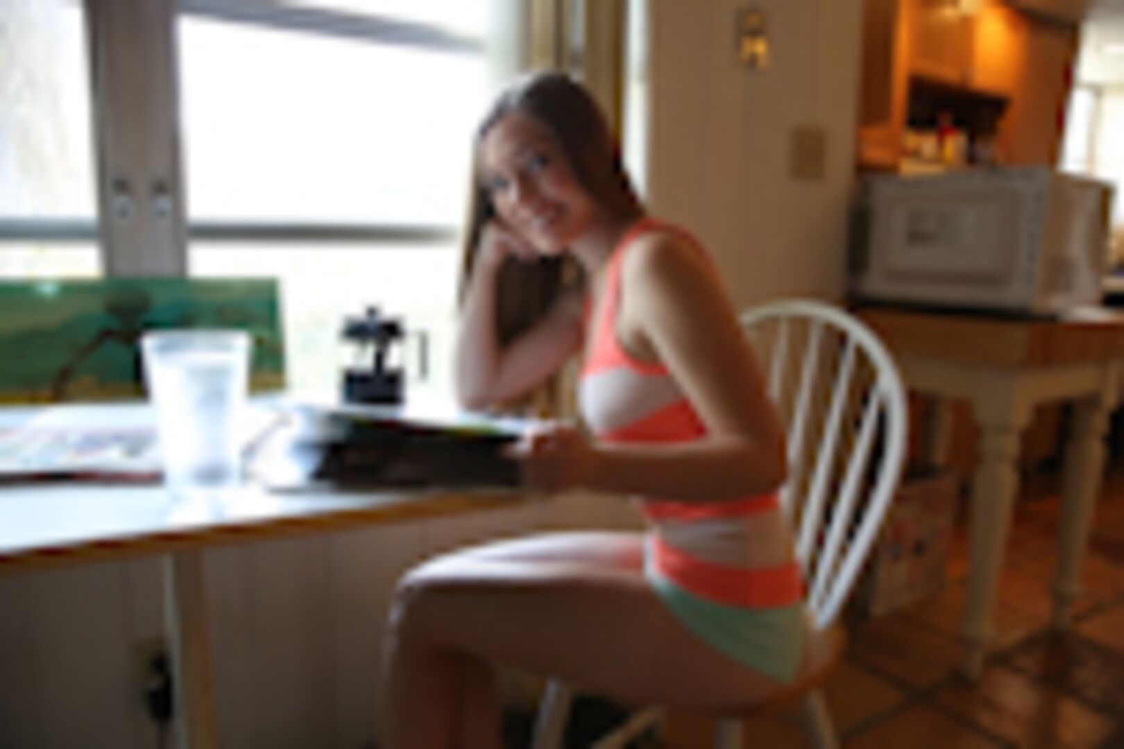 Aurielee has a pretty pussy
