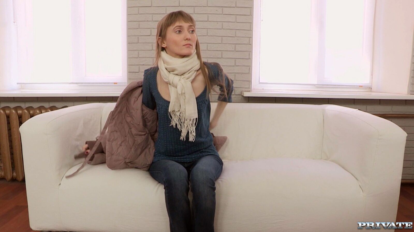 Skinny Chick Took it in the Ass While her Boyfriend Waited in the Cold