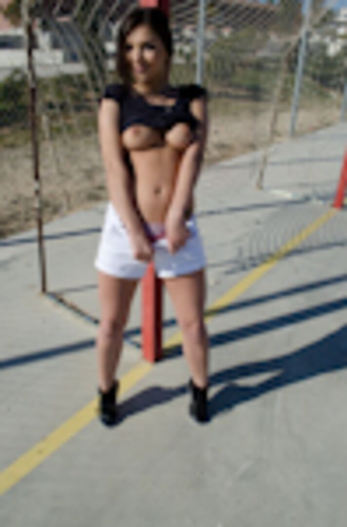 Russian slut fucked in public