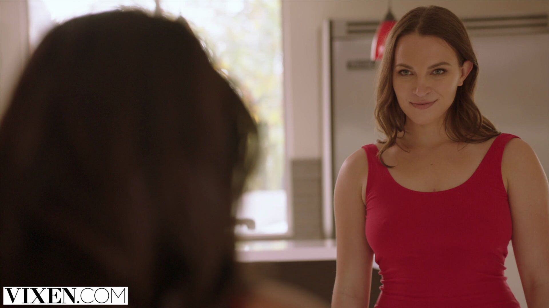 Two Busty and Curvy Babes Get Oiled And Fuck Giant Cock