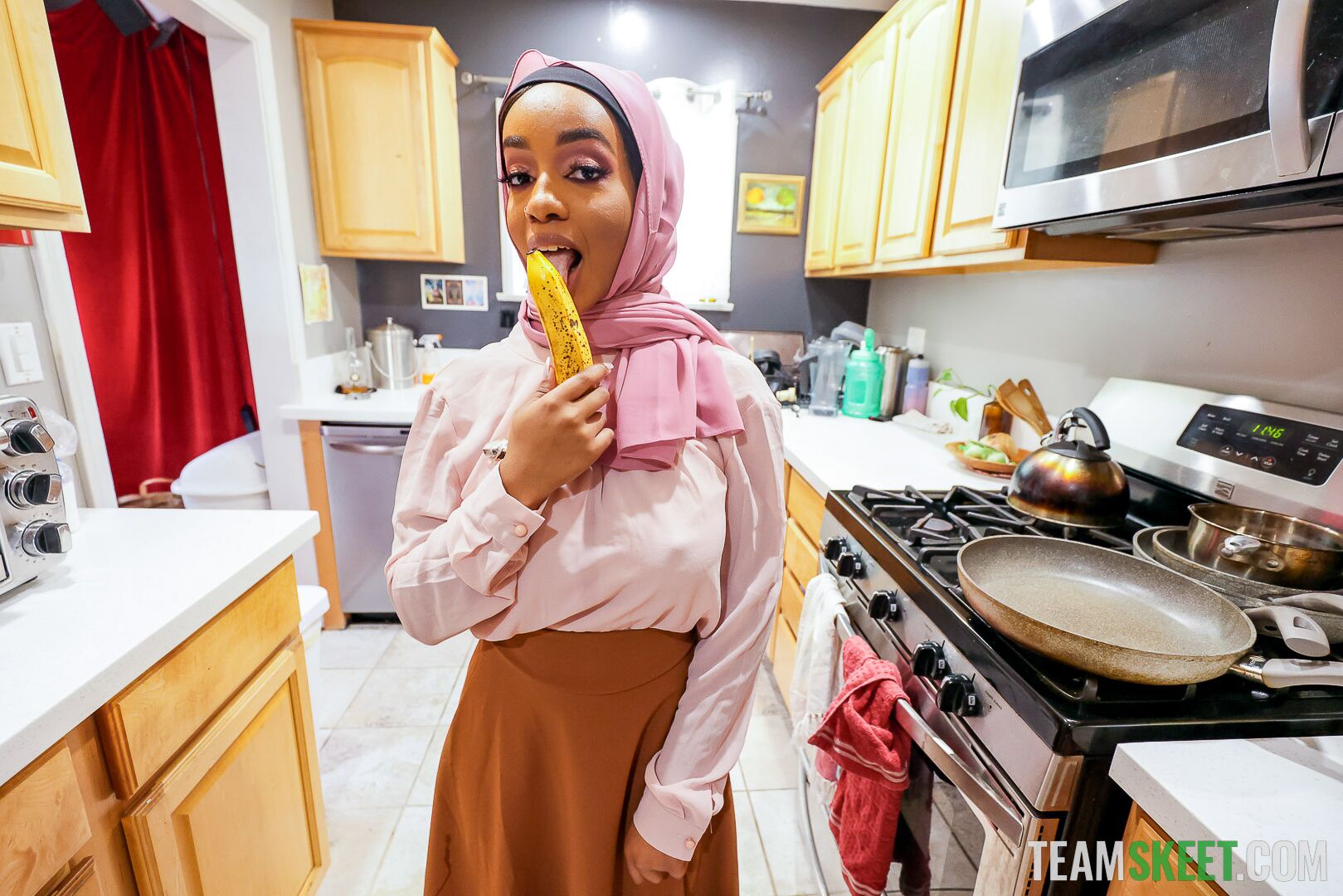 Shy Hijab Girl Learns All About a Weird American Tradition