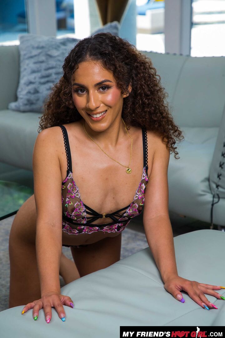 Sexy brunette Liv Revamped gets BBC from her boyfriend's friend