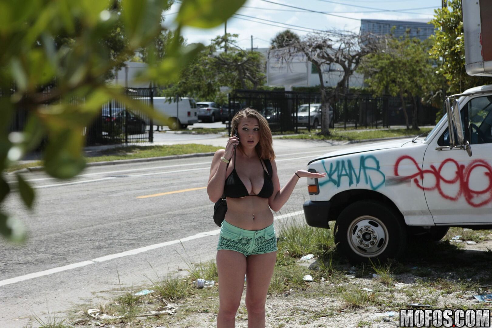 Flashing Those Titties for the Camera!