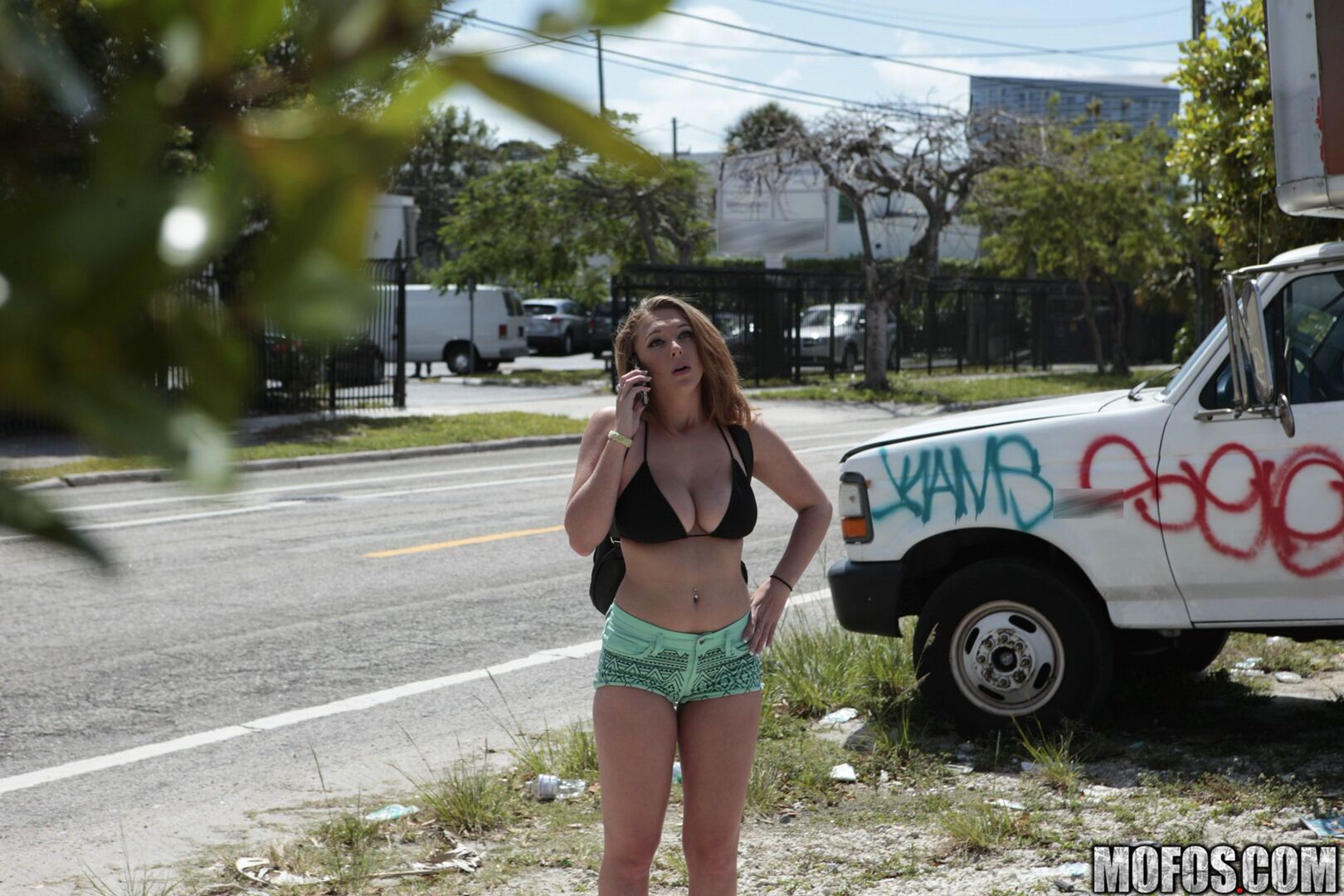 Flashing Those Titties for the Camera!