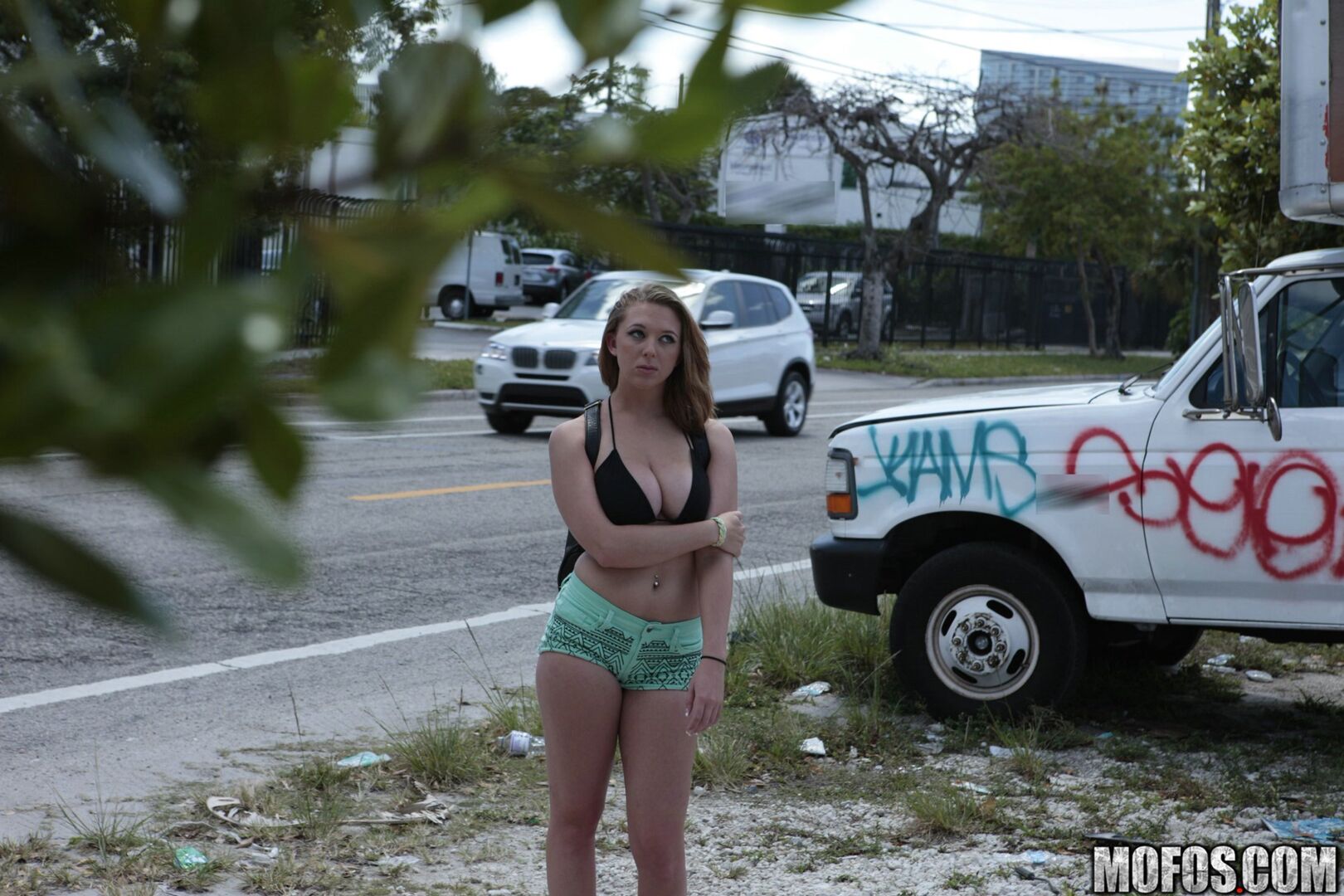 Flashing Those Titties for the Camera!
