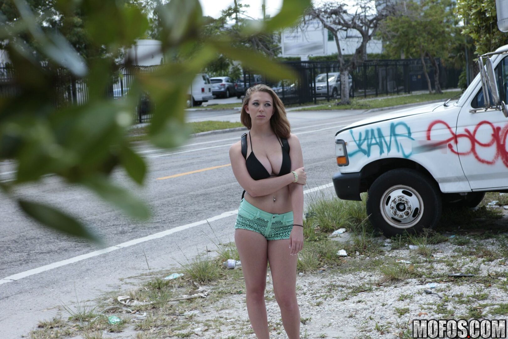 Flashing Those Titties for the Camera!