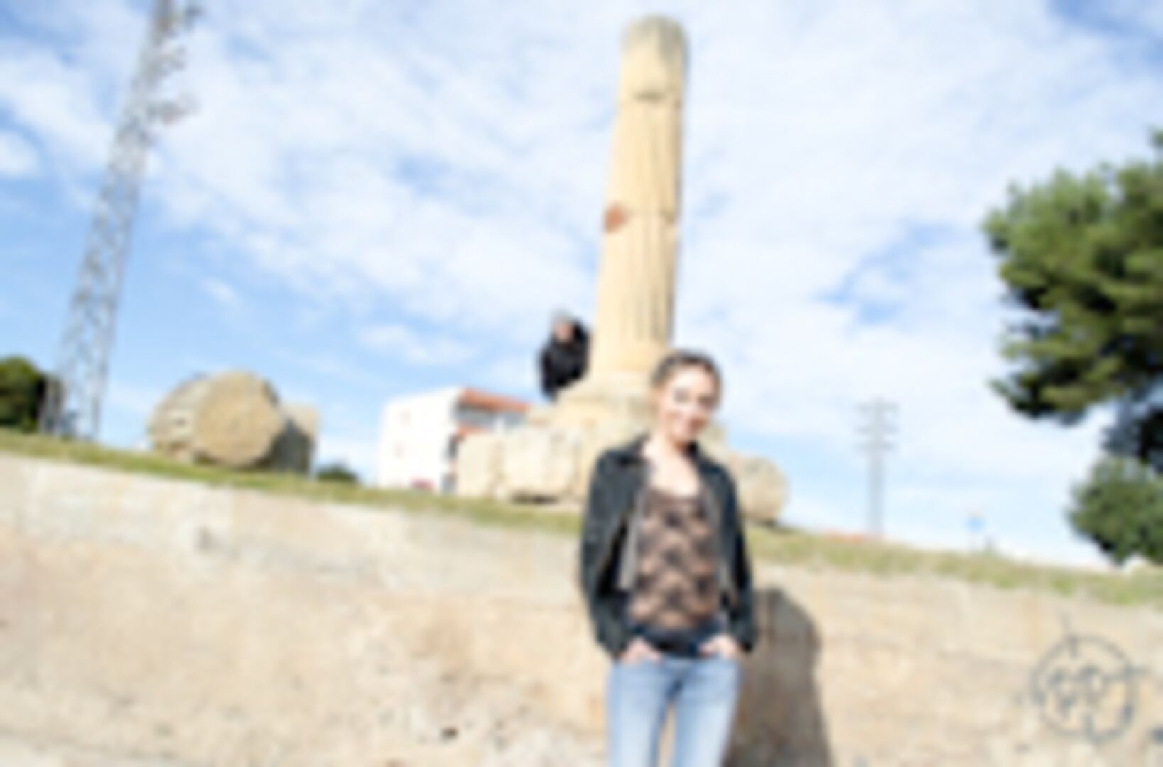 Russian Beauty gets fucked in public