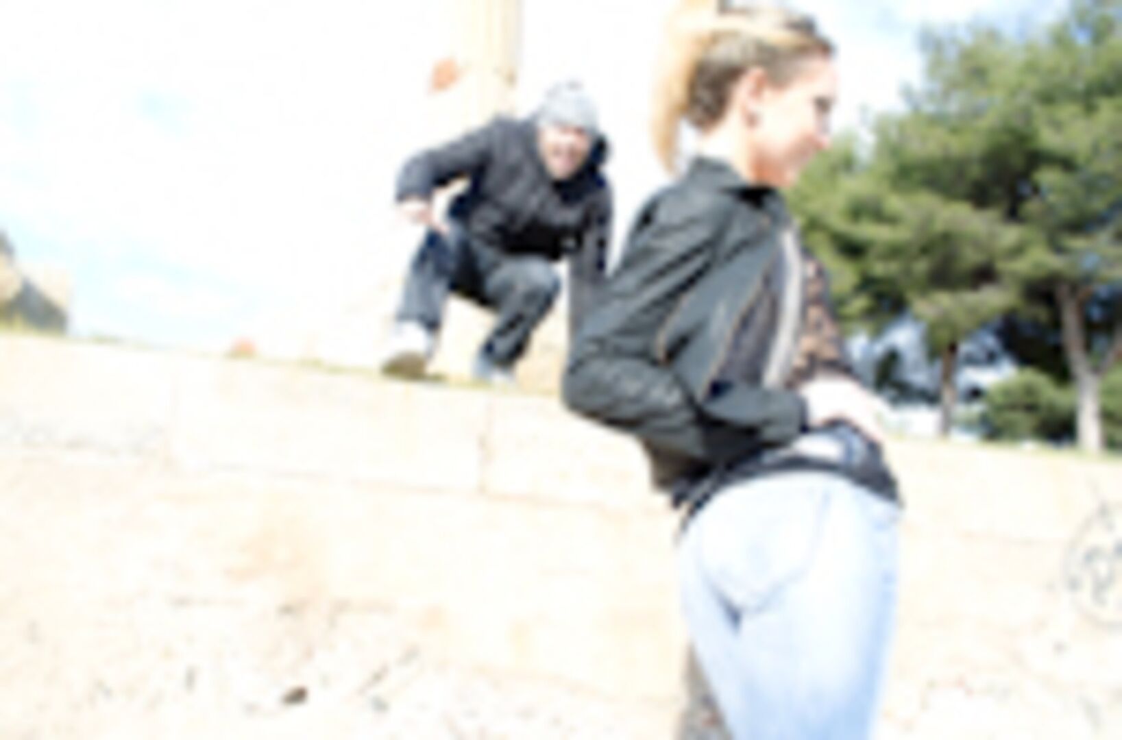Russian Beauty gets fucked in public