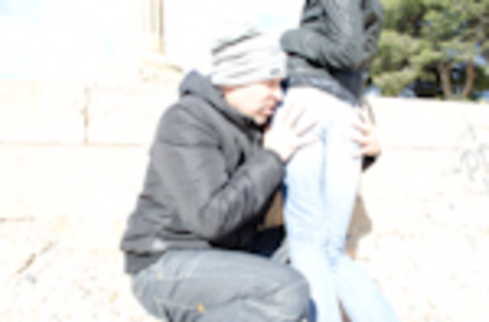 Russian Beauty gets fucked in public