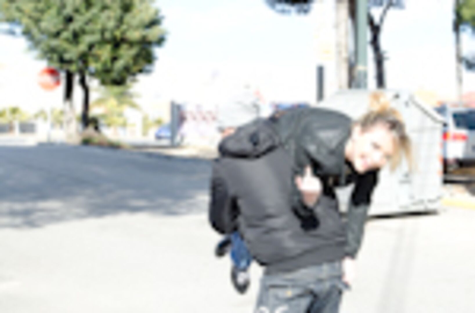 Russian Beauty gets fucked in public