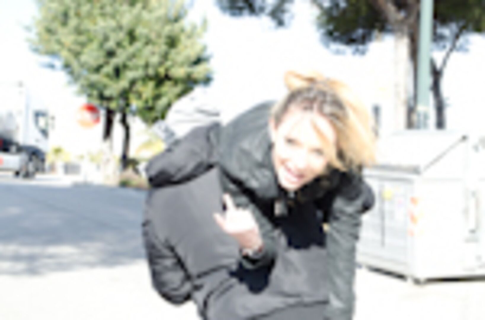 Russian Beauty gets fucked in public