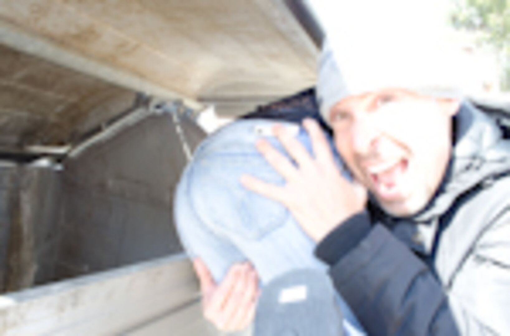 Russian Beauty gets fucked in public