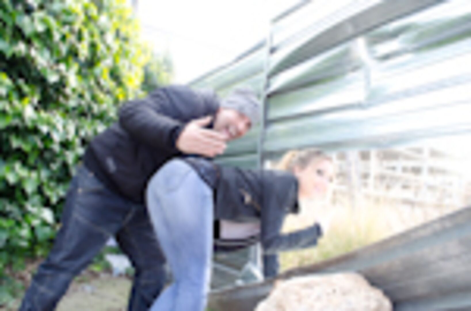 Russian Beauty gets fucked in public
