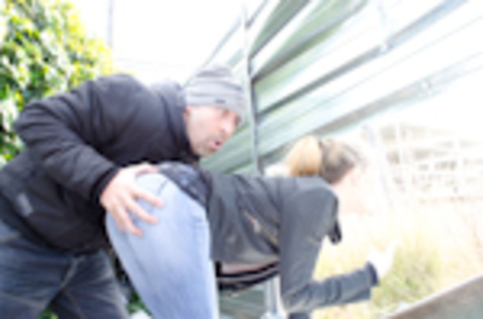 Russian Beauty gets fucked in public