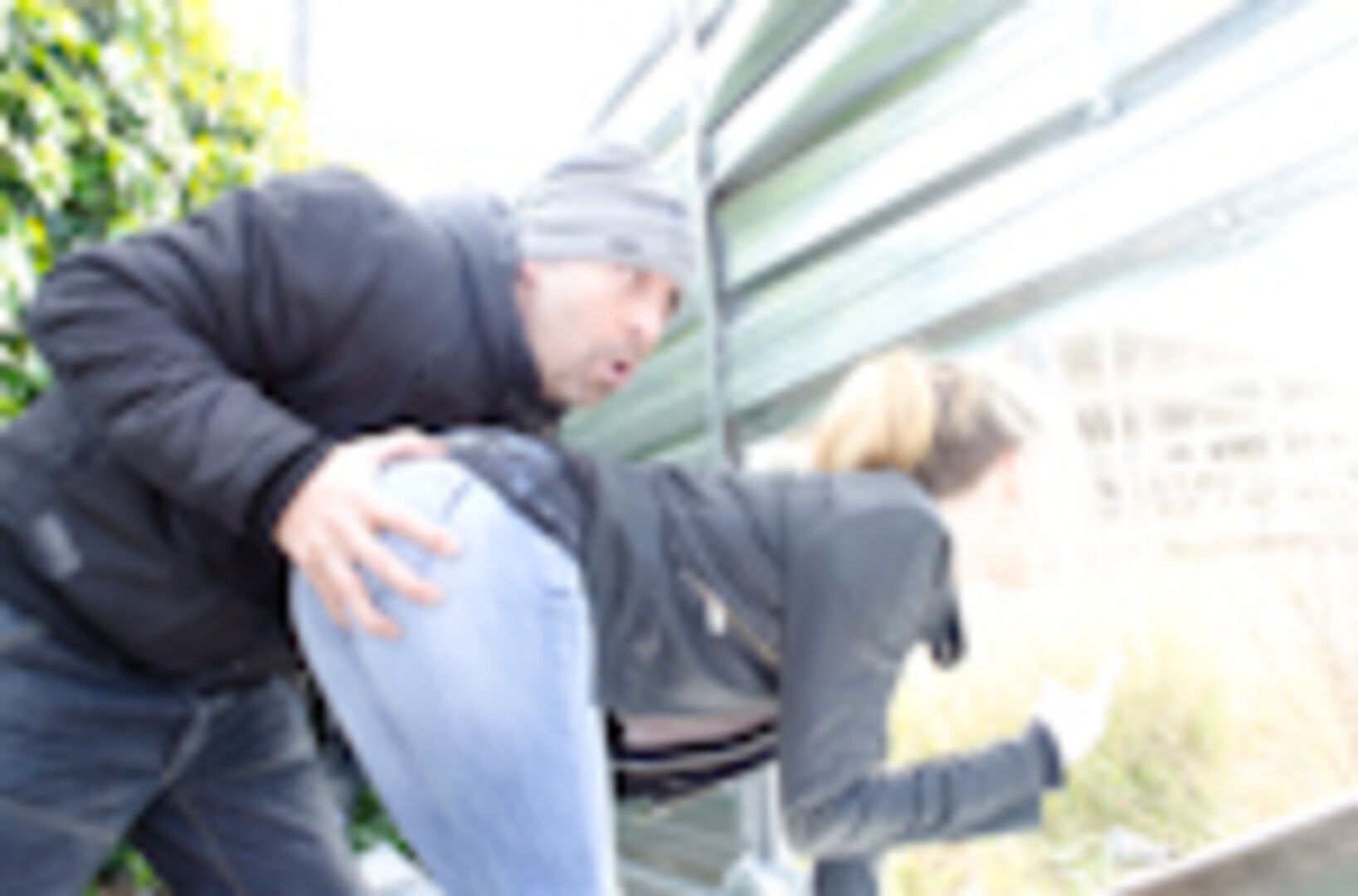Russian Beauty gets fucked in public