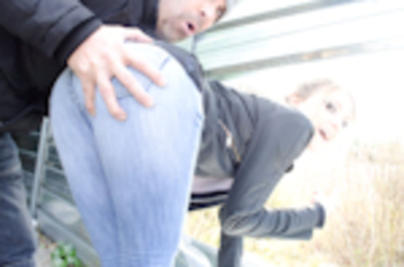Russian Beauty gets fucked in public