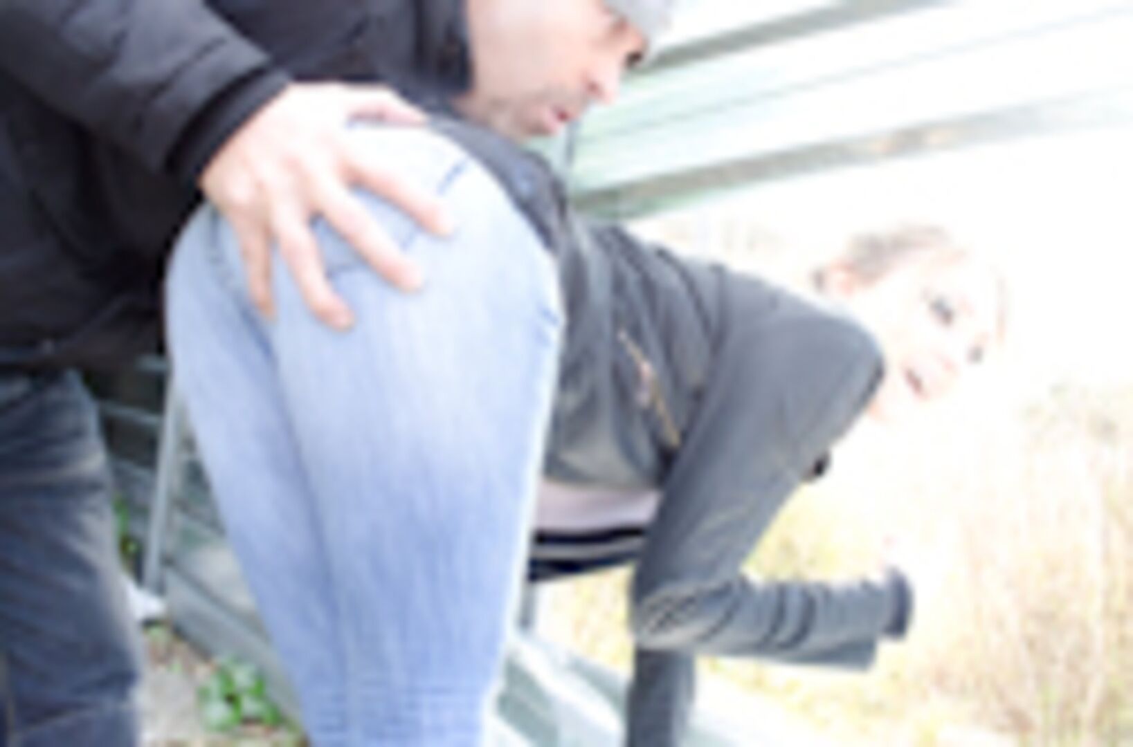 Russian Beauty gets fucked in public