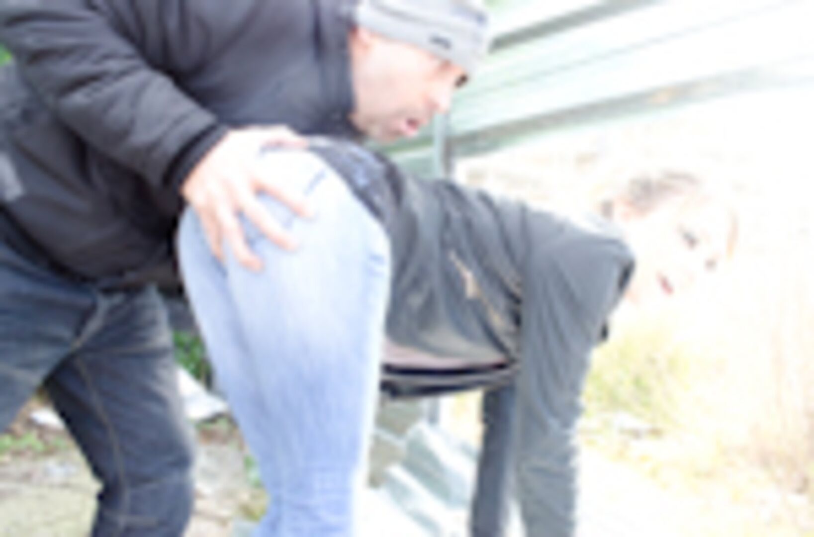 Russian Beauty gets fucked in public
