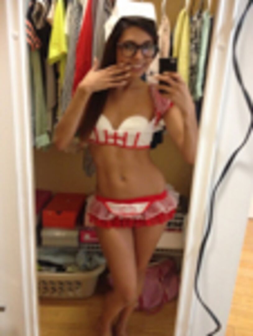 Amateur Brunette Dressed Like A Naughty School Girl Fucked On Cam.